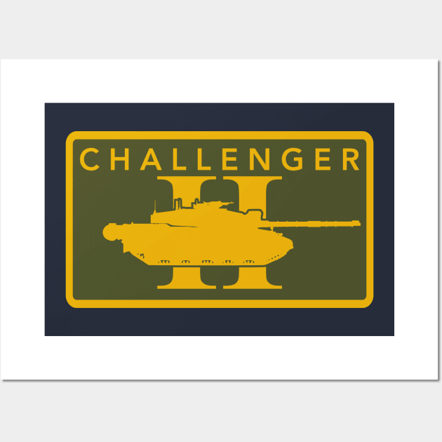 Challenger 2 Patch Wall Art by TCP